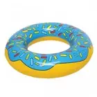SportsStuff Blueberry Donut Pool Lounge Float Light Blue/Yellow (54-3002)