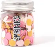 Sprinks Wafer Decoration Sprinkles 9g | Pink White Gold Edible Topping for Cake Decorating | Cookies | Cupcakes | Versatile for Baking | Fun Party Treats