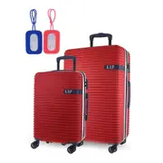 2pc GAP Hard-Shell Suitcase TSA Lock & Medium Cabin Luggage Set w/ Tag Red