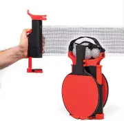 Everywhere Table Tennis Net & Paddle Set - Play Ping Pong Anywhere! Retractable