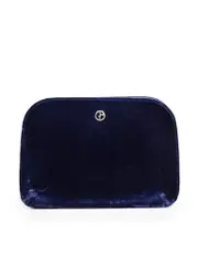 Navy Velvet La Prima Clutch