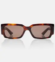[Khaite] Khaite x Oliver Peoples 1995C rectangular sunglasses One Size brown