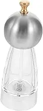 DINHEAROM Manual Pepper Mill Grinder Stainless Steel Design Multi Functional Salt Pepper Crusher for Sea Salt Pepper More Easy to Use Kitchen Tool