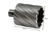 58 x 50mm D.O.C HSS Weldon Shank Annular Cutter
