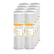 8 Pack 10"x2.5" 5 Micron CTO Carbon Block Water Filter Cartridges RO Whole House