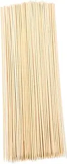 2Packs Bamboo Skewers for BBQ Roasting Crafting Disposable Bamboo Sticks for Meat Vegetables and Outdoor Parties