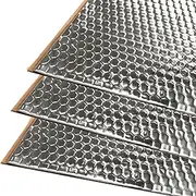80 mil 10 sqft Silver Sound Deadening Mat for Cars - Butyl Automotive Sound Deadener for Trunk, Speaker Door Floor and Ceiling - Reduce Noise and Vibration with Noise Insulation and Dampening Material