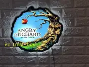 Rare New Angry Orchard Hard Cider Beer Logo Bar LED 3D Light Lamp Neon Sign 17"