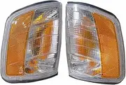 XISII Turn Signal Light,Fit For Mercedes, E Class W124 1985-1996 Indicator Corner daytime running lights for cars(1 Pair US Type)