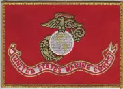 Officially Licensed USMC Flag Patch