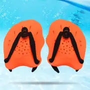1 Pair Useful Swim Hand Paddles Hand Fin Webbed Diving Gloves for Men Women Kids