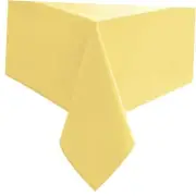 Square Tablecloth - Spillproof and Waterproof Washable Table 54"x54" Yellow