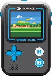 My Arcade Gamer Mini Classic-Blue: Miniature Handheld Gaming System Packed with 160 Games, 1.8" Color Display (DGUN-3926)