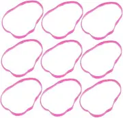 [Didiseaon] 9pcs Yoga Headband Sports Hairband for Women Men Stretchy Non-Slip Dance Comfortable Durable Yoga Fitness Accessories