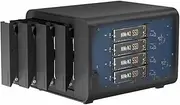 TERRAMASTER D8 Hybrid HDD NVMe Enclosure USB 3.2 Gen 2 10Gbps Type C 8Bay USB Storage Supports RAID 0/1/Single/JBOD Exclusive 2+6 RAID Hybrid Disk Array (Diskless)