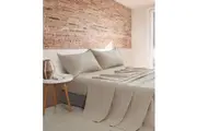 Renee Taylor | Vintage Washed Microfibre Sheet Set | 1 Pillowcase | Linen | King Single