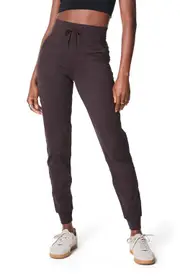 SPANX® SPANXsmooth™ SoftStretch Slim Joggers in Truffle Brown Heather at Nordstrom, Size Large