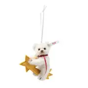 STEIFF EAN 007248 - Teddy Bear Ornament on Shooting Star Christmas New LTD ED