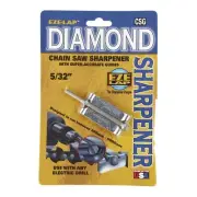 EZE-LAP 5/32" Diamond File Chainsaw Sharpener for 3/8" LP & 1/4" Chain