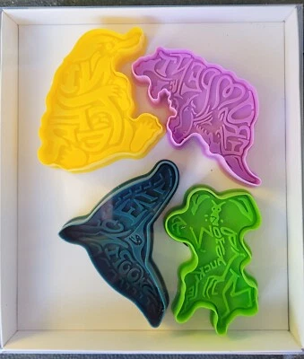 NEW Loot Crate Fantastic Beasts Harry Potter Set of 4 Cookie Cutters