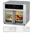 Air Fryer French Door Oven,26.4 Qt Easy Cleanup & Use Large Countertop Toaste...