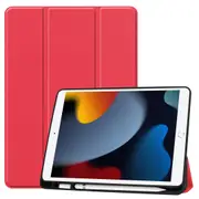 MCC iPad 9.7" 2018 6th Gen Smart Case Cover Apple Pencil Slot iPad6 [Red]
