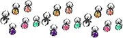 Hohopeti Spider Party Ring 3 Sets Halloween Spider Ring Spider Rings Halloween Party Favors Spider Web Ring Halloween Prank Toys Spider Finger Ring Kid Toys Rings Children’s Toys Crystal Ring Plastic