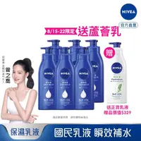 在飛比找momo購物網優惠-【NIVEA 妮維雅】密集修護乳液400ml/水潤輕透乳液系