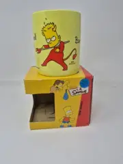 The Simpsons This Is Bart Simpson Who The Hell Are You Coffee Mug 1999 In Box