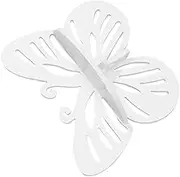 Butterfly Storage Rack Floating Wall Shelves Nursery Wall Shelves Butterfly Nursery Decor Decorative Wall Shelf Floating Bedroom Shelves Bedroom Wall Shelf Plastic White