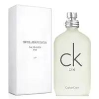 在飛比找PChome24h購物優惠-CK one 中性淡香水100ml-Tester包裝