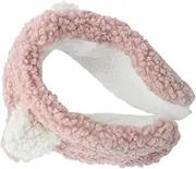 [FOMIYES] 1pc Plush Ear Muffs Sequin Protection Warmers Practical Earmuff Fluffy Earmuff Band Skincare Hearing Spa Headband Unicorn Headbands Cat Ears Headbands with Bear Ears Pink