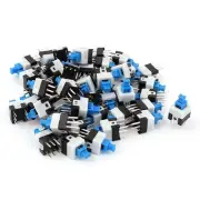 50Pack 7mmx7mm 6 Pin PCB Momentary DIP Push Button Switch
