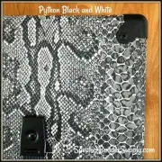 Black and White Snakeskin pattern tolex ~2X12 KIT