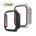2 Pack For Apple Watch 10 9 8 7 6 SE iWatch 41/44/45/46mm Case+Screen Protector