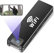 Mini DV Spy Camera HD 1080P - 4K WiFi Cam Small Portable Surveillance Camera Surveillance Micro Camera with Motion Function Compact Rotating Camera for Indoor and Outdoor use