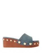 Maje Women's Studded Platform Sandals