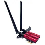 WiFi 6E AXE5400 PCIe WiFi Card Intel AX210 Chipset with Bluetooth 5.3 Adapter...