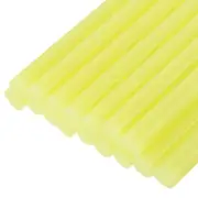 Mini Hot Glue Gun Sticks 4" x 0.43" for Glue Guns Glitter Yellow 16pcs