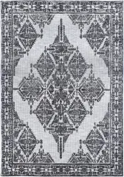 Amritsar Beas Grey Cotton Blend Rug