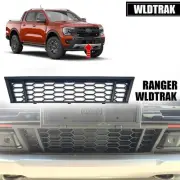For Ford Ranger Wildtrak Next-Gen 2022-2024 Front Grille Lower Mesh Bumper Black