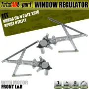 2Pcs Power Window Regulator W/ Motor Front Left & Right for Honda CR-V 2012-2016 (for: Honda)