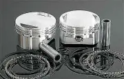 Wiseco Top End Piston Gasket Kit 4.0 in 10.5:1 Dyna Super Glide T-Spor 01-03