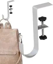 Hogvinnatil Purse Hanger for Desk, Desk Hook for Bag - Desk Backpack Storage Hanger, No Drilling, Student Backpack Hooks for Classroom, Home