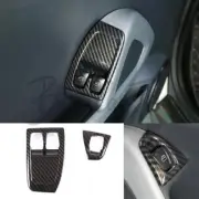 For Benz Smart 2010-2014 ABS Carbon Fiber Window Lift Switch Button Cover Trim