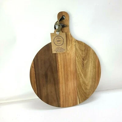 Acacia exotic wood cutting board 12" Round Home Kitchen Room Decor Engravable