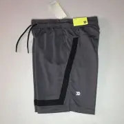 All In Motion Boys Side Stripes Training Shorts, Color Gray, M(8/10)