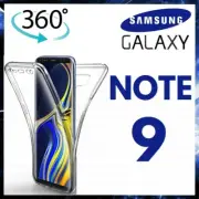 360 CLEAR CASE For SAMSUNG GALAXY NOTE 9 FRONT AND BACK TPU SILICONE PHONE COVER