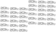 AOKWAWALIY 200 Pcs Three Hole Brooch DIY Accessories Multipurpose Safety Pin Fastener Badge Safety Corsage Making Locking Backs Sewing Pins Convenient Clothing Fixed Pin Iron Apparel Supplies
