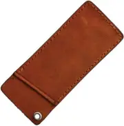 Rough Ryder Slip Pouch Brown Leather For Traditional Large Folding Pocket Knife
